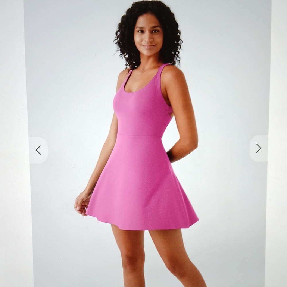 52H Flare Mini Dance Active Dress-Longer Length